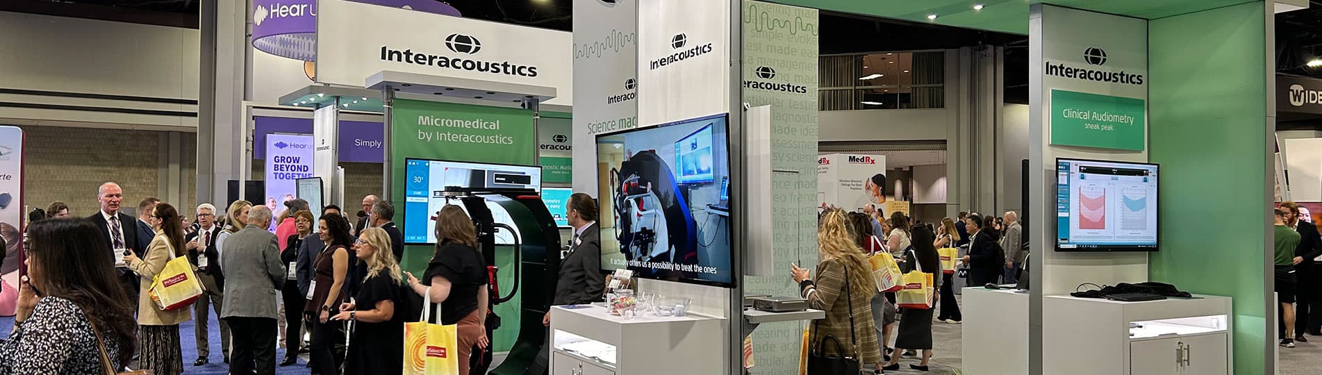 Interacoustics AAA audiology conference booth